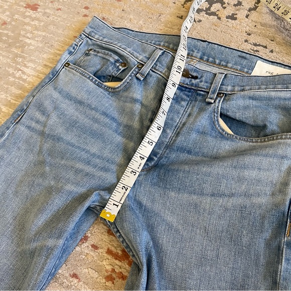 Rag and Bone Fit 1 Extra Slim Men's Light Wash Jeans Size 33 - Picture 7 of 11